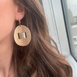 Robert Lee Morris Soho gold and silver earrings